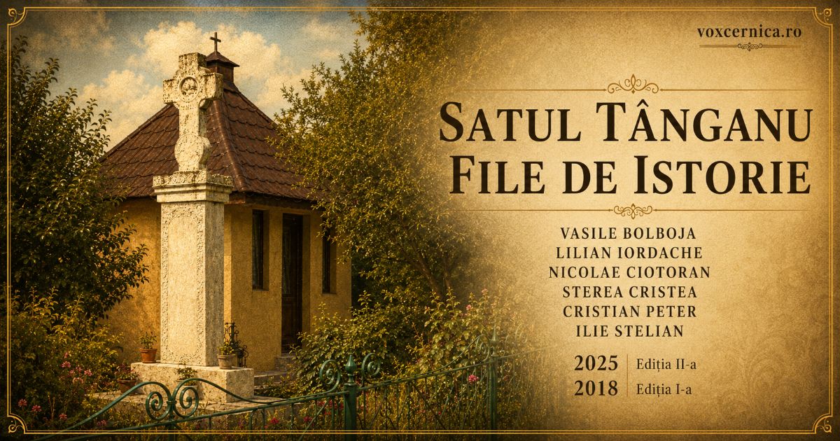 Satul Tanganu - File de istorie. Lansare carte editie electronica.