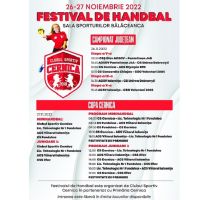 Festival de handbal Cernica. 26-27-nov-2022. Sala Balaceanca.